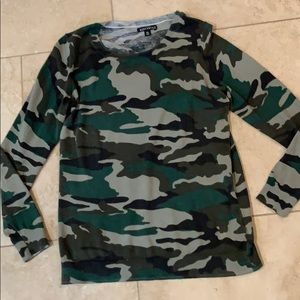 J Crew camo sweater